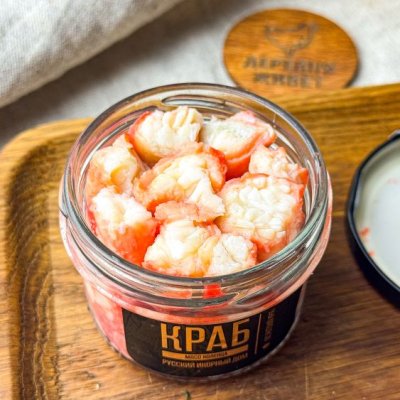 Краб мясо в собственном соку 105 г