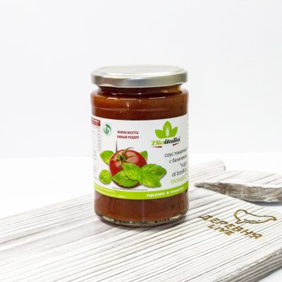 Соус томатный с базиликом Organic Bioitalia 350 г
