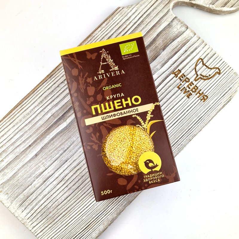 Пшено шлифованное Organic Arivera 500 г